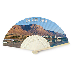 Dead Sea Folding Fabric Fan