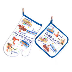 Hiker's Camel Jerusalem Pot Holder & Oven Glove