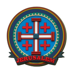 Jerusalem Cross 3D Magnet