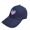 Israel/USA Heart flag Cap different colors - Image 5