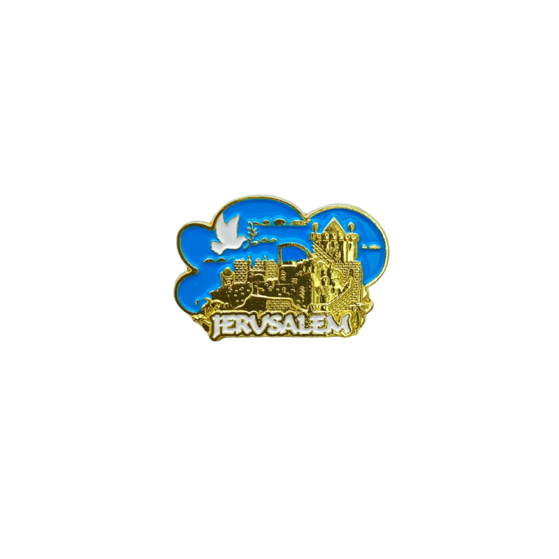Jerusalem cloud pin