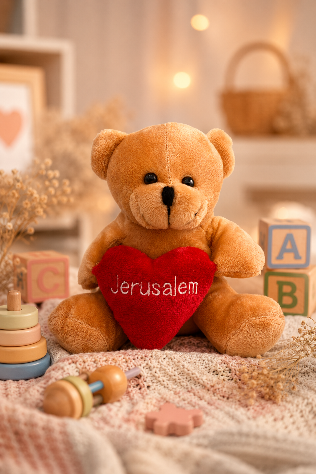 Jerusalem Teddy Bear Plush Toy - Image 3