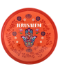 Coasters in a Tin Box- Jerusalem Hamsa - Image 2