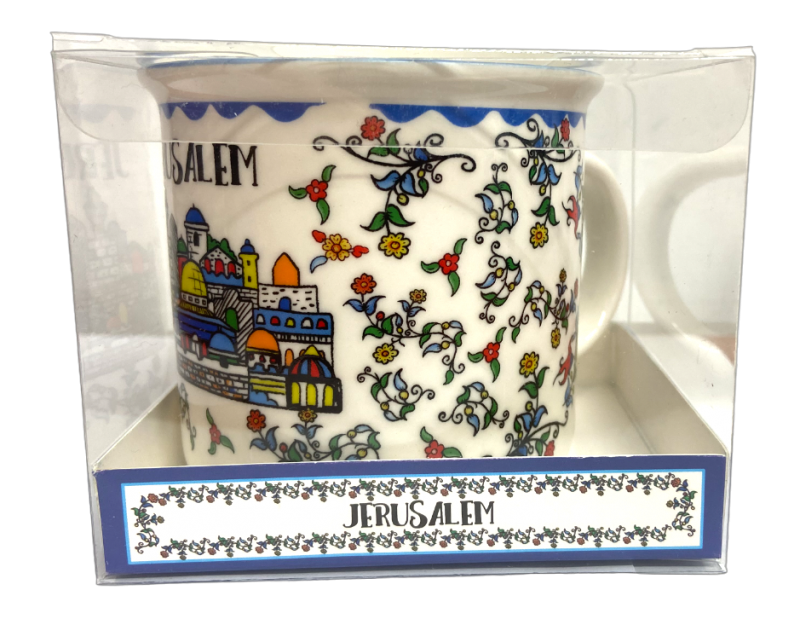 Jerusalem Flowers Mug in a box - Image 3