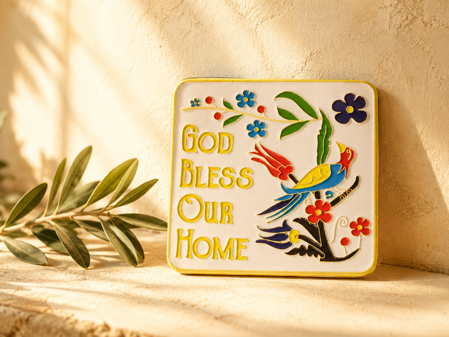 God Bless Our Home - Golden Magnet - Image 2